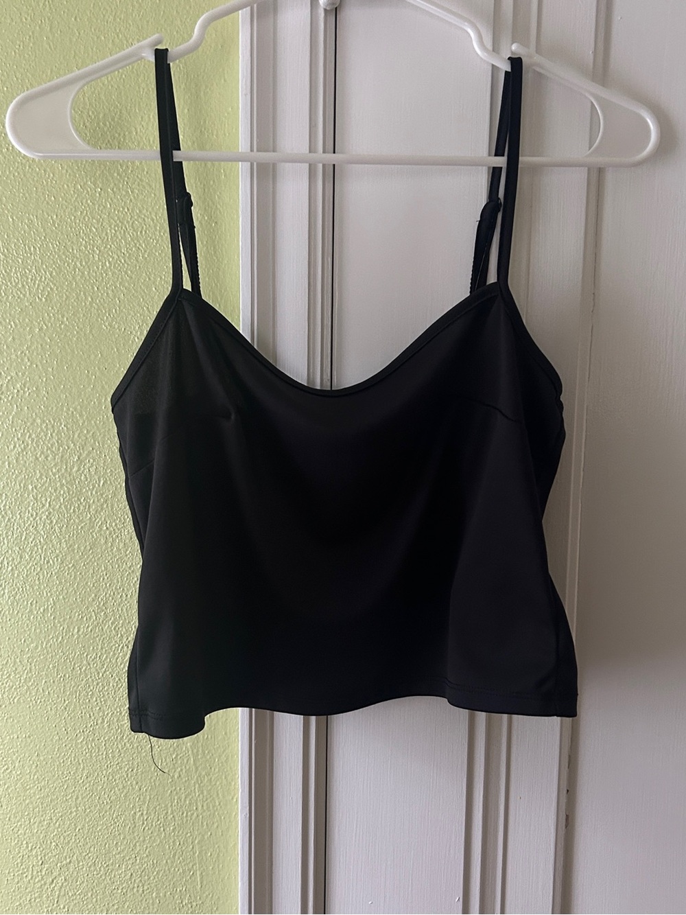 Francesca's Black Crop Cami